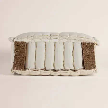 Organik Pamuk, 800 Count Pocket Yay Sistemli, El Yapımı Vegan Yatak 140x200 cm - 5