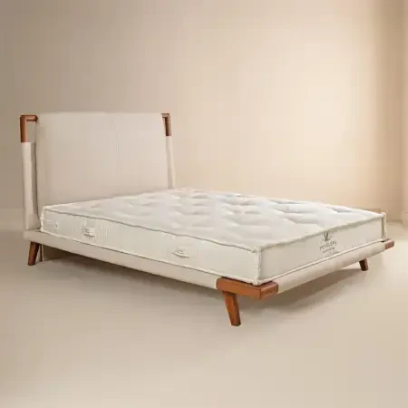 Organik Pamuk, 800 Count Pocket Yay Sistemli, El Yapımı Vegan Yatak 160x200 cm - 7