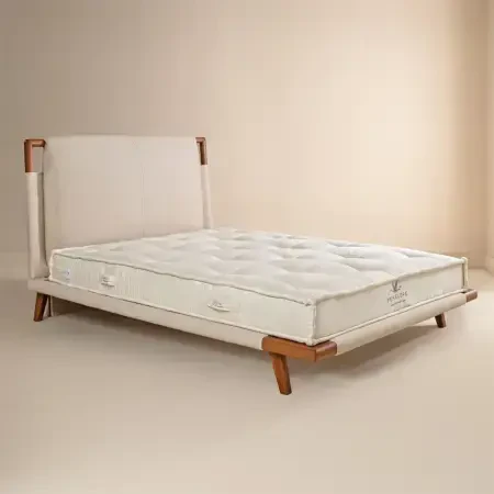 Organik Pamuk, 800 Count Pocket Yay Sistemli, El Yapımı Vegan Yatak 200x200 cm - 7