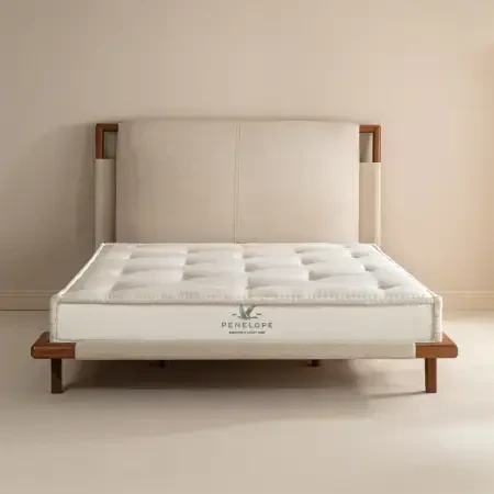 Organik Pamuk, 800 Count Pocket Yay Sistemli, El Yapımı Vegan Yatak 200x200 cm - 1