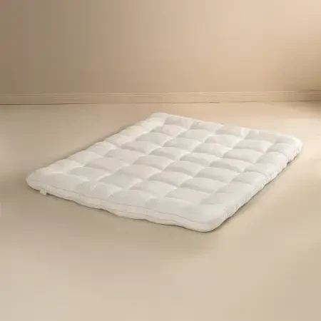Organik Pamuk, Doğal At Kılı, Isı Dengeleyici Topper 200x200 cm - Victorian - Penelope