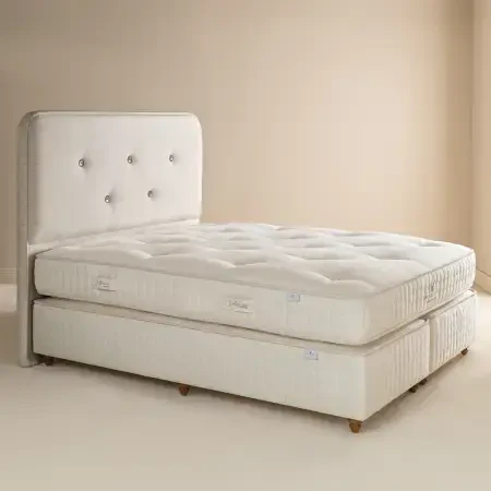 Organik Yün-Pamuk, Calico Özel Yay Sistemli El Yapımı Yatak 200x200 cm - Victorian - 1