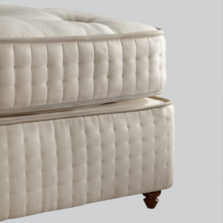 Doğal Yün-Pamuk, Calico Özel Yay Sistemli El Yapımı Yatak 200x200 cm - Victorian - 11