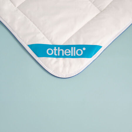 Amelia Mavi Biyeli Pamuk Kumaş Yorgan 155x215 cm - Othello (1)