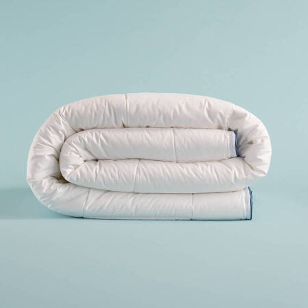 Amelia Mavi Biyeli Pamuk Kumaş Yorgan 155x215 cm - 5