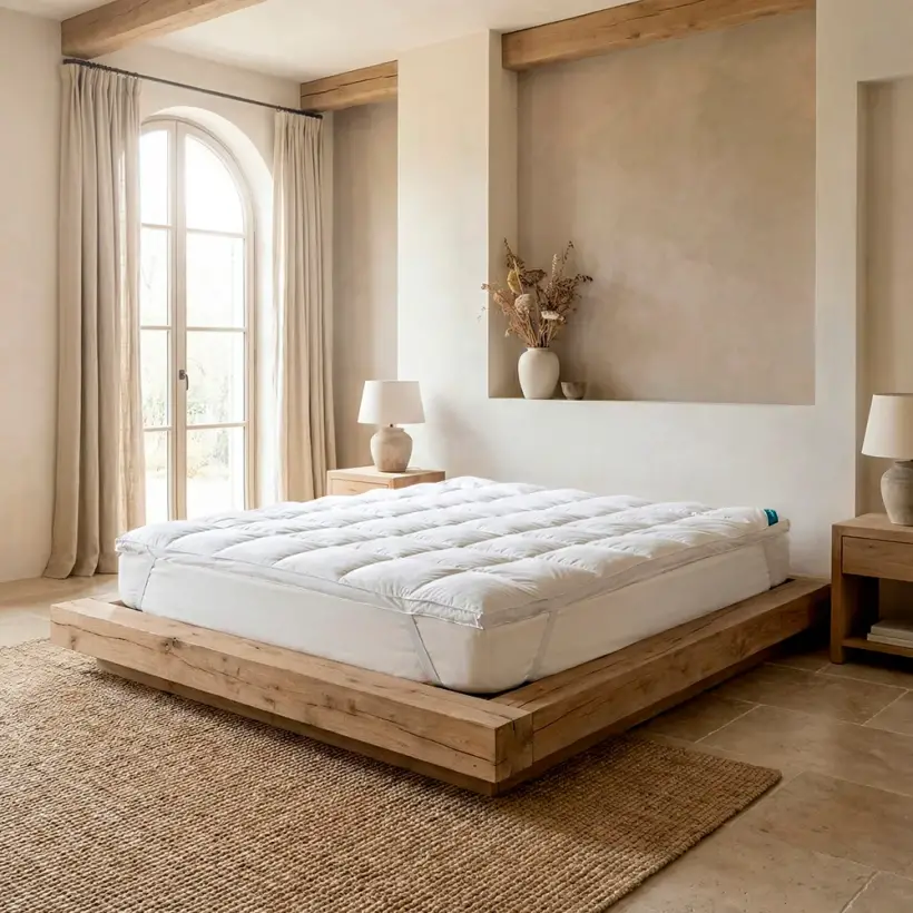 Downa 15 Gıdık Kaz Tüyü Topper 160x200 cm - Othello