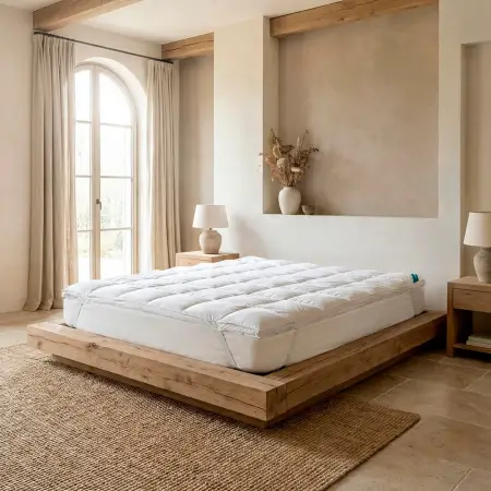 Downa 15 Gıdık Kaz Tüyü Topper 200x200 cm - 1