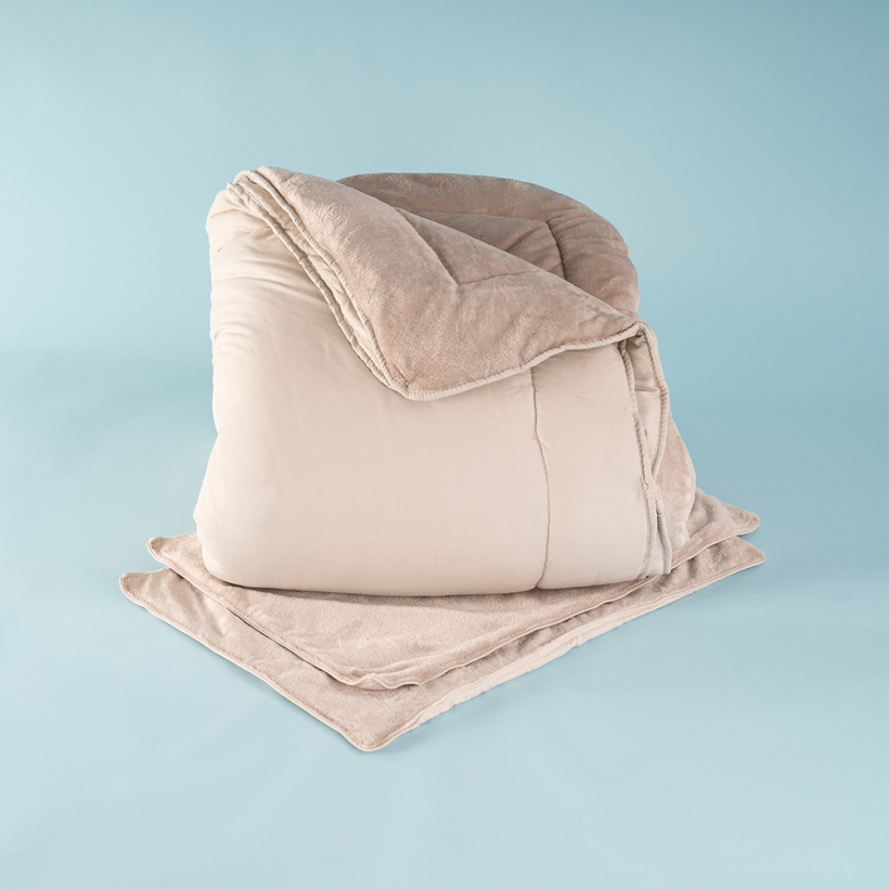 Elegante Dormio Trio Yastık Kılıfı&Yorgan Vizon 195x215 cm - Othello