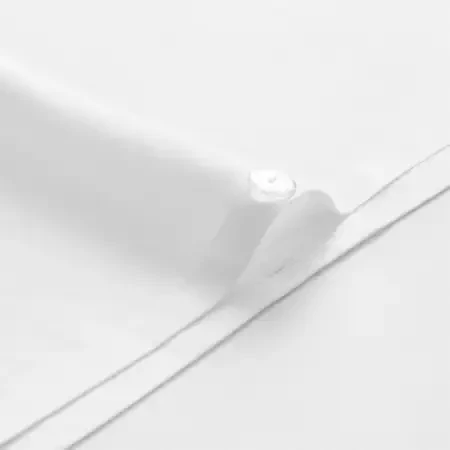 %100 Pamuk 200 TC Nevresim Takımı 260x240 cm Beyaz - Vera Serisi - 4