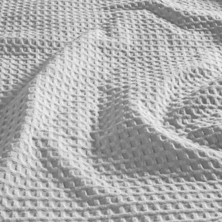 %100 Pamuk Çift Kişilik Pike 220x240 cm Gri - Lia Serisi - Penelope (1)