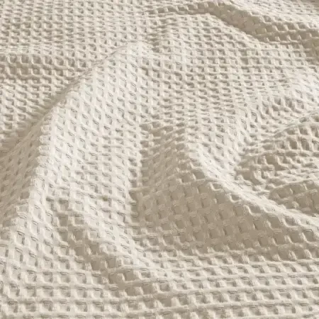 %100 Pamuk Çift Kişilik Pike 220x240 cm Taş - Lia Serisi 