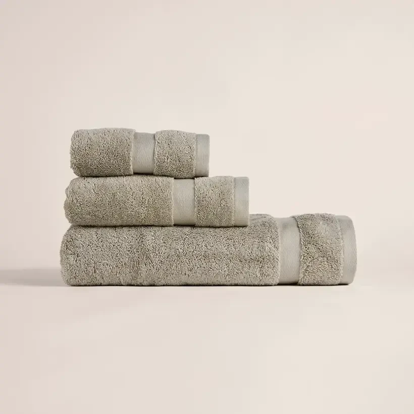 %100 Pamuk Havlu 50x90 cm Sage - Noa Serisi - Penelope