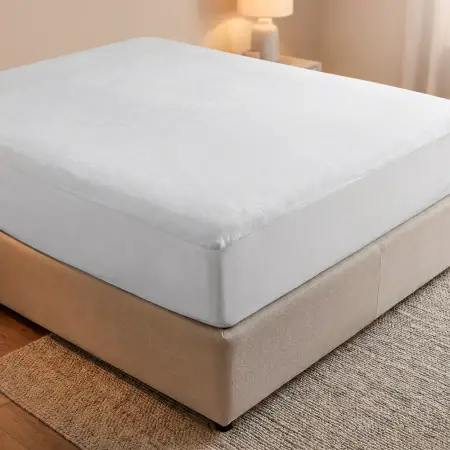 %100 Pamuk Penye Sıvı Geçirmez Yatak Alezi 100x200 cm - 1