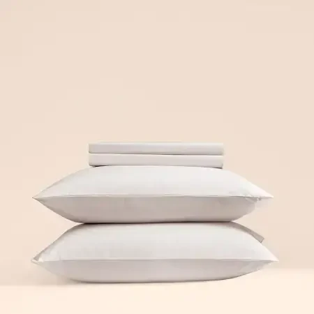 %100 Pamuk Percale Lastikli Çarşaf 100x200 cm Gri - Pure Serisi - 2