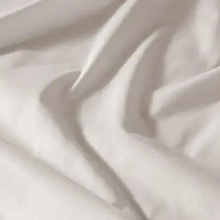 %100 Pamuk Percale Lastikli Çarşaf 180x200 cm Gri - Pure Serisi - 4