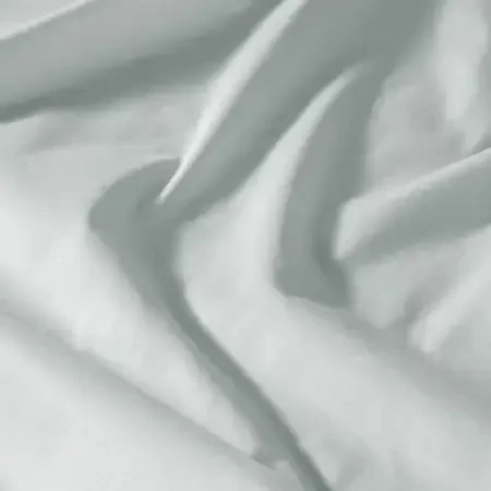 %100 Pamuk Percale Lastikli Çarşaf 200x200 cm Mavi - Pure Serisi - 4