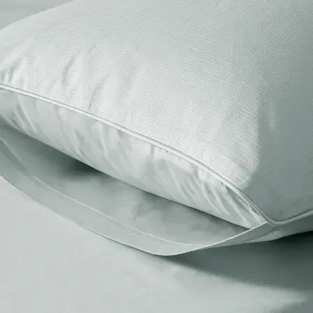 %100 Pamuk Percale Nevresim Seti Tek Kişilik 160x220 cm Mavi - Pure Serisi - 4