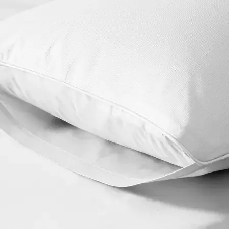 %100 Pamuk Percale Nevresim Seti 240x220 cm Beyaz - Pure Serisi - 4