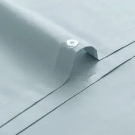 %100 Pamuk Percale Nevresim Seti 240x220 cm Mavi - Juana Serisi - 4