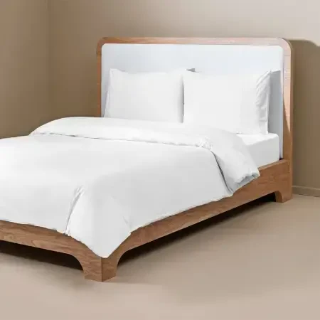 %100 Pamuk Percale Nevresim Seti 260x240 cm Beyaz - Juana Serisi - 9