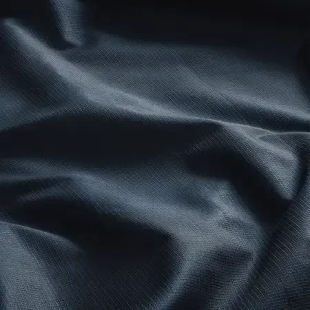 %100 Pamuk Percale Nevresim Seti 260x240 cm Lacivert - Pure Serisi - 6