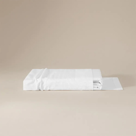 %100 Pamuk Percale Nevresim Seti Beyaz - Juana Serisi - 8