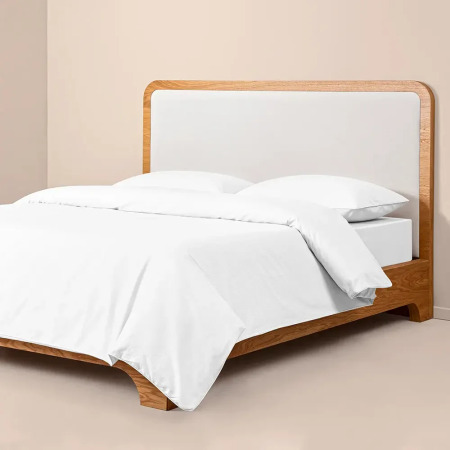 %100 Pamuk Percale Nevresim Seti Beyaz - Pure Serisi - PENELOPE
