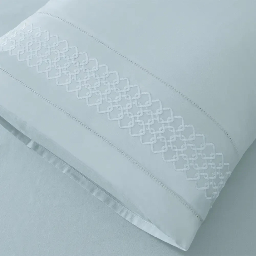 %100 Pamuk Percale Nevresim Seti Mavi - Juana Serisi - 