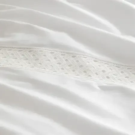 %100 Pamuk Saten Kumaş Nevresim Seti 200x220 cm - Delfina Serisi - 4