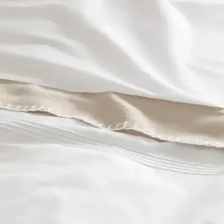 %100 Pamuk Saten Kumaş Nevresim Seti 240x220 cm - Carla Serisi - 4