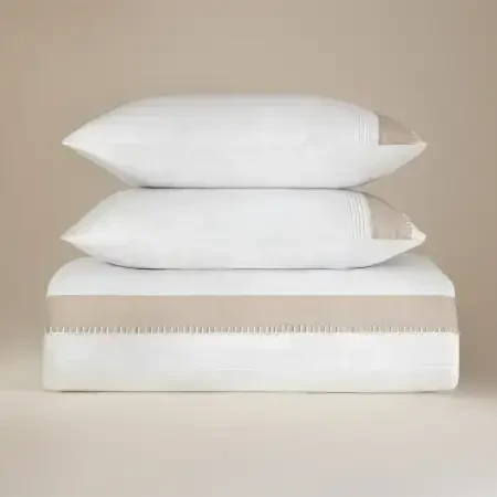 %100 Pamuk Saten Kumaş Nevresim Seti 260x240 cm - Carla Serisi - 5