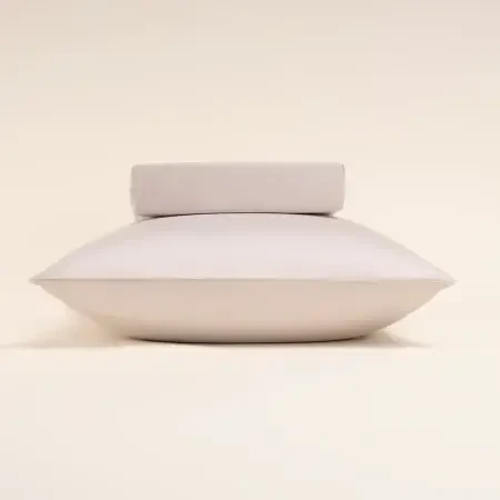 %100 Pamuk Saten Lastikli Çarşaf Seti 100x200 cm Gri - Lia Serisi - 3