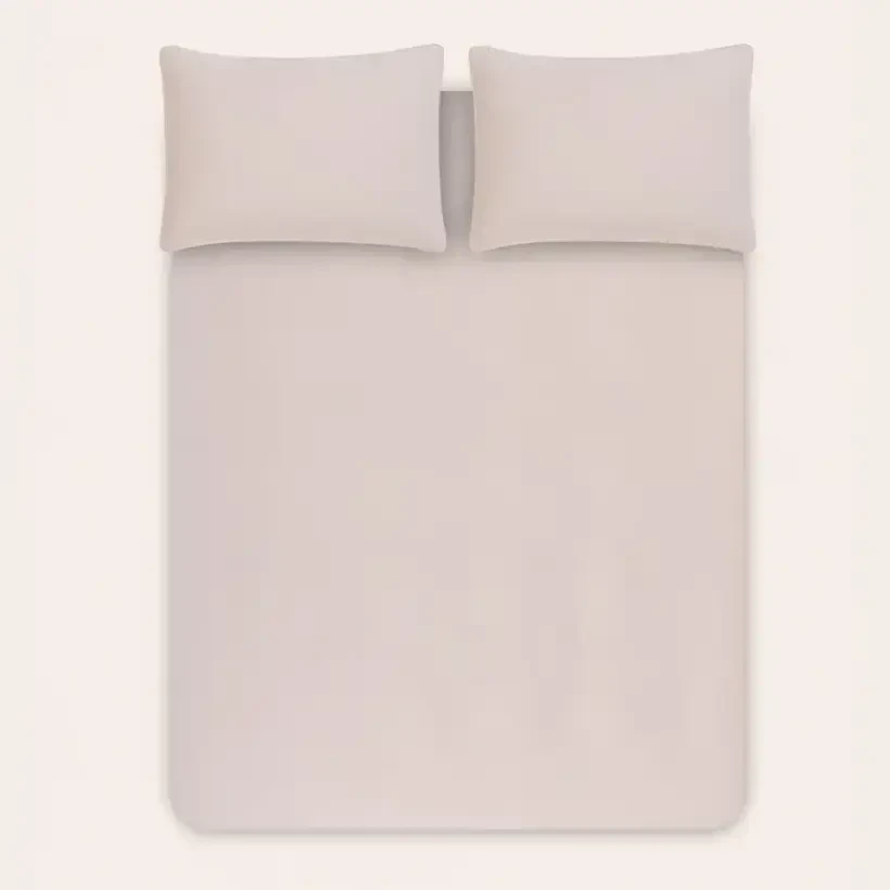 %100 Pamuk Saten Lastikli Çarşaf Seti 100x200 cm Gri - Lia Serisi - Penelope