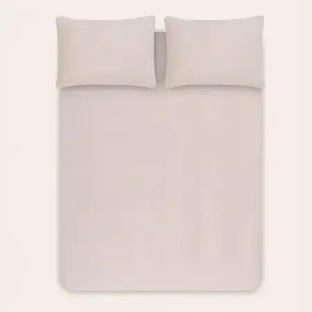 %100 Pamuk Saten Lastikli Çarşaf Seti 180x200 cm Gri - Lia Serisi - 1