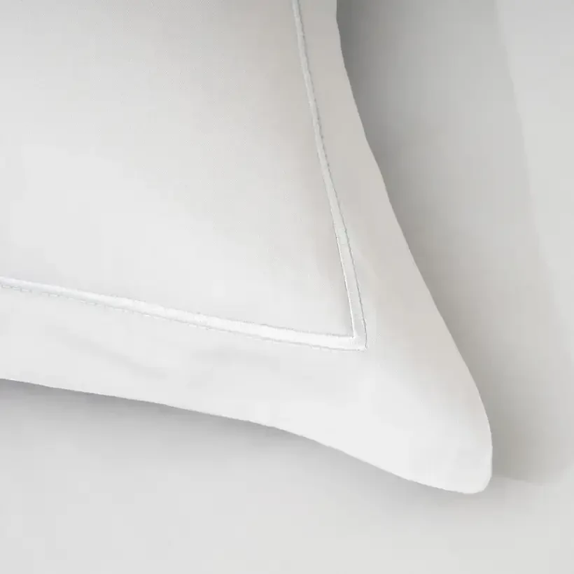 %100 Pamuk Saten Nevresim Seti Tek Kişilik 160x220 cm Mavi - Lia Serisi - 