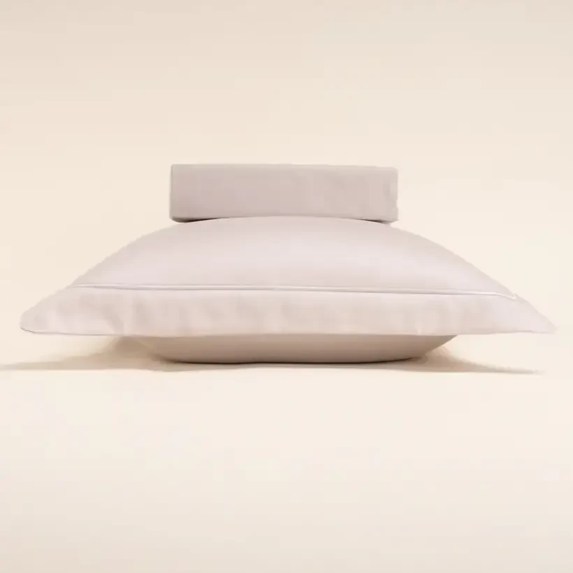 %100 Pamuk Saten Nevresim Seti Tek Kişilik 160x220 cm Gri - Lia Serisi - 
