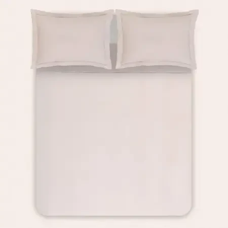 %100 Pamuk Saten Nevresim Seti 200x220 cm Gri - Lia Serisi - 1