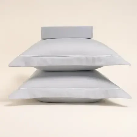 %100 Pamuk Saten Nevresim Seti 200x220 cm Mavi - Lia Serisi - 8