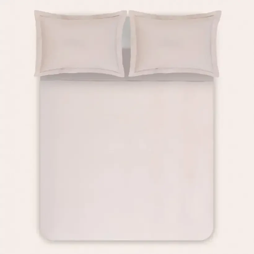 %100 Pamuk Saten Nevresim Seti 240x220 cm Gri - Lia Serisi - Penelope