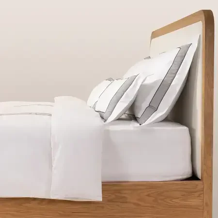 %100 Pamuk Saten Nevresim Seti 260x240 cm Antrasit - Bella Serisi - Penelope (1)