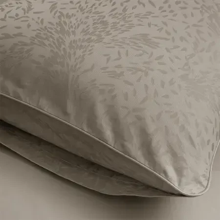 %100 Pamuk Saten Nevresim Seti 260x240 cm Taş - Plume Serisi - 3