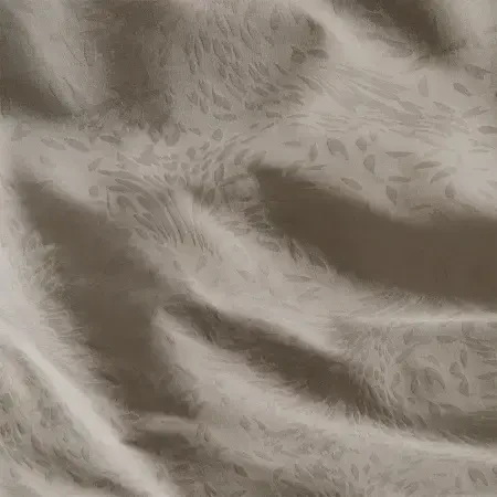 %100 Pamuk Saten Nevresim Seti 260x240 cm Taş - Plume Serisi - 5