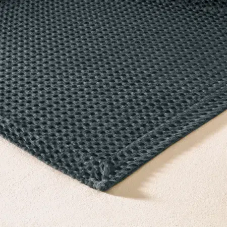 %100 Pamuk Tek Kişilik Pike 160x220 cm Antrasit - Lia Serisi - 3