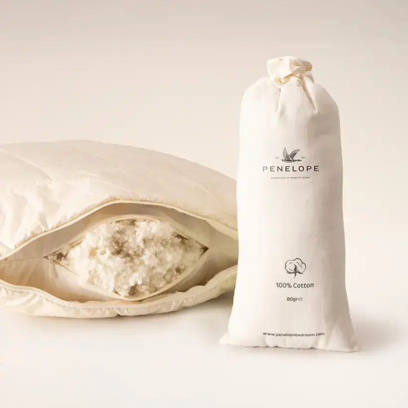 Doğal Pamuk Yastık Doldurma Malzemesi - Refil - Penelope