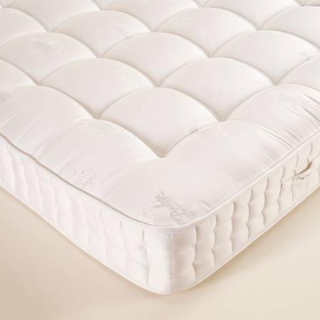 Saf İngiliz Yünü Isı Dengeleyici Doğal Lateks El Yapımı Çift Kişilik Yatak 160x200 cm - Berkeley - 10