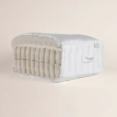 Saf İngiliz Yünü Isı Dengeleyici Doğal Lateks El Yapımı Çift Kişilik Yatak 160x200 cm - Berkeley - 6