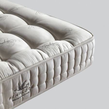 Saf İngiliz Yünü Isı Dengeleyici Doğal Lateks El Yapımı Çift Kişilik Yatak 160x200 cm - Berkeley - 5