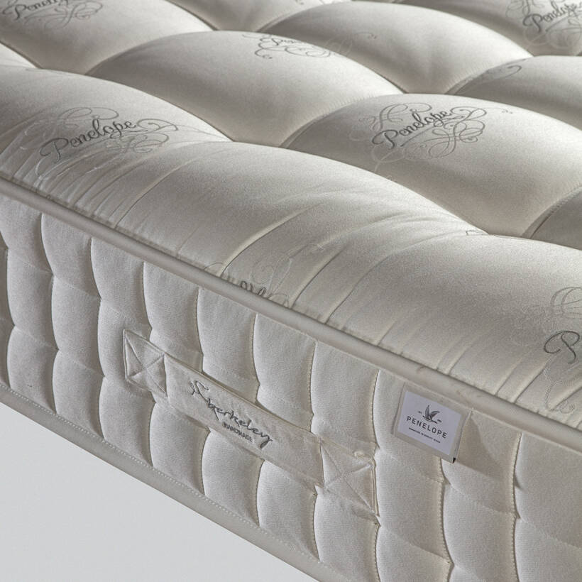 Saf İngiliz Yünü Isı Dengeleyici Doğal Lateks El Yapımı King Size Yatak 200x200 cm - Berkeley - 