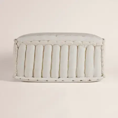 Saf İngiliz Yünü ve Organik Pamuk Isı Dengeleyici El Yapımı Tek Kişilik Yatak 100x200 cm - Burlington - 5