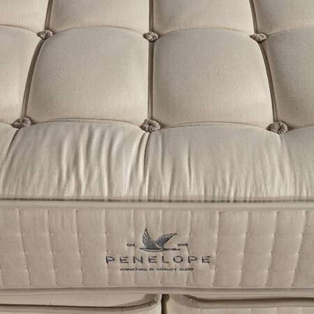 Saf İngiliz Yünü ve Doğal Pamuk Isı Dengeleyici El Yapımı Tek Kişilik Yatak 140x200 cm - Burlington - 7